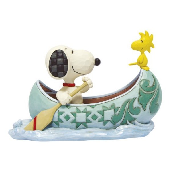Snoopy e Woodstock in canoa - Peanuts