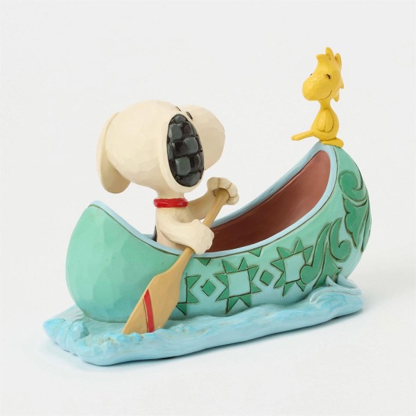 Snoopy e Woodstock in canoa - Peanuts