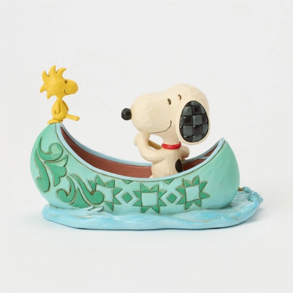 Snoopy e Woodstock in canoa - Peanuts