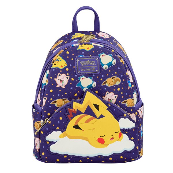 Zaino Loungefly Pokemon Pikachu e amici con stampa 26 cm