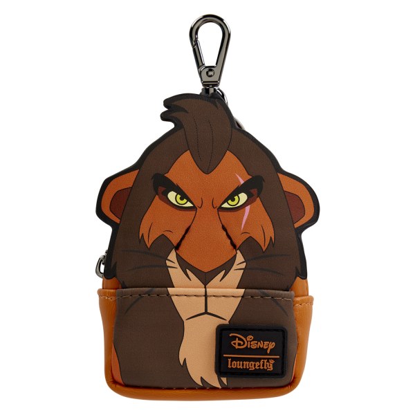 Mini portachiavi con zaino misterioso dei cattivi - Disney Loungefly