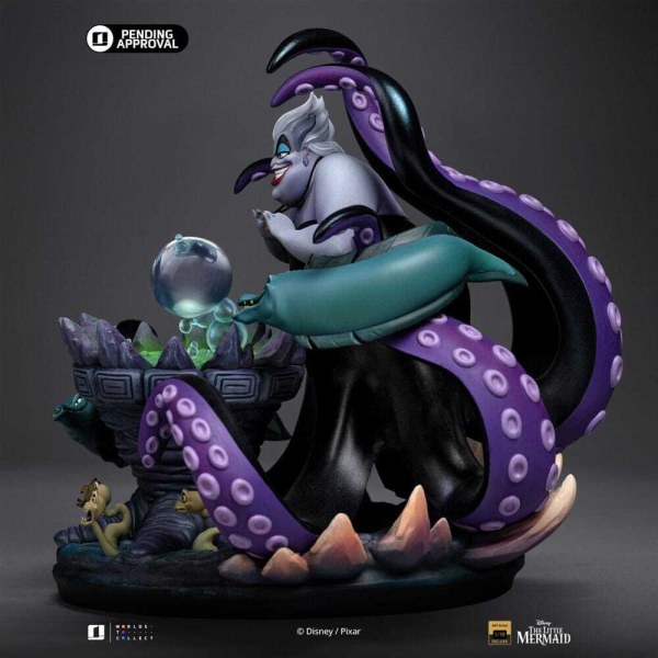 Statuetta dei cattivi Disney 1/10 Deluxe Art Scale Ursula 23 cm