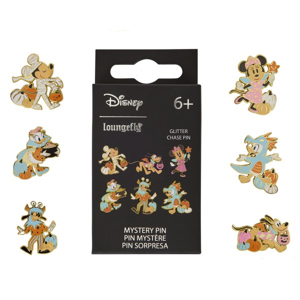 SPILLE MYSTERY BOX CON COSTUME HALLOWEEN HALLOWEEN DI TOPO PINS AMICI - DISNEY LOUNGEFLY