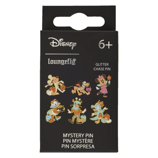 SPILLE MYSTERY BOX CON COSTUME HALLOWEEN HALLOWEEN DI TOPO PINS AMICI - DISNEY LOUNGEFLY