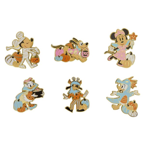 SPILLE MYSTERY BOX CON COSTUME HALLOWEEN HALLOWEEN DI TOPO PINS AMICI - DISNEY LOUNGEFLY