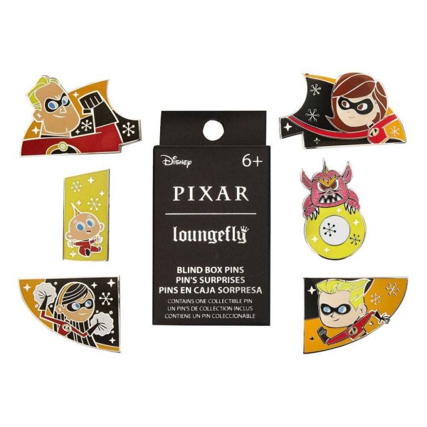 Loungefly Disney Pixar Gli Incredibili Puzzle Mystery Blind Box Spilla smaltata