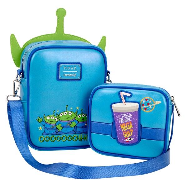 BORSA A TRACOLLA CROSSBUDDIES ALIENS 30° ANNIVERSARIO DI TOY STORY - DISNEY PIXAR LOUNGEFLY