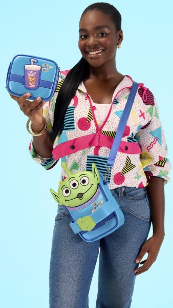 BORSA A TRACOLLA CROSSBUDDIES ALIENS 30° ANNIVERSARIO DI TOY STORY - DISNEY PIXAR LOUNGEFLY