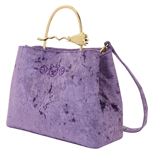 BORSA A MANO IN VELLUTO CON MANICO DI SCOPA - DISNEY LOUNGEFLY HOCUS POCUS
