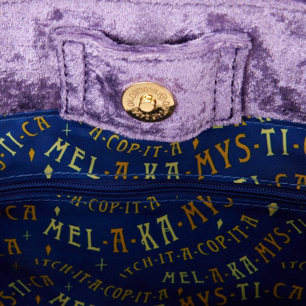 BORSA A MANO IN VELLUTO CON MANICO DI SCOPA - DISNEY LOUNGEFLY HOCUS POCUS