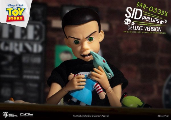 Toy Story personaggio Dynamic Action Heroes Sid Phillips Versione Deluxe 14 cm
