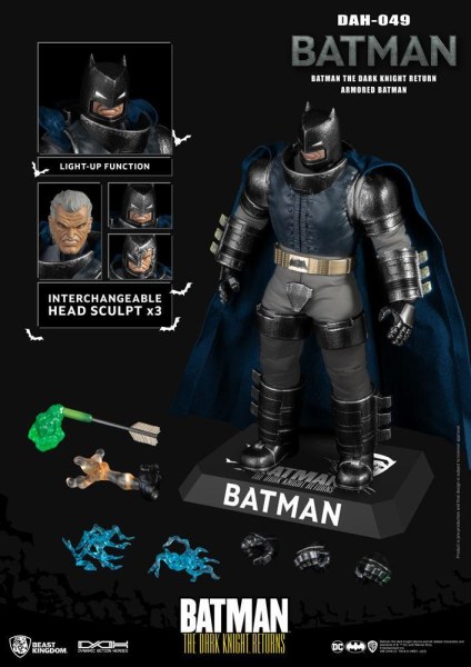 Batman The Dark Knight Returns figura Dynamic Action Heroes 1/9 Armored Batman 21 cm