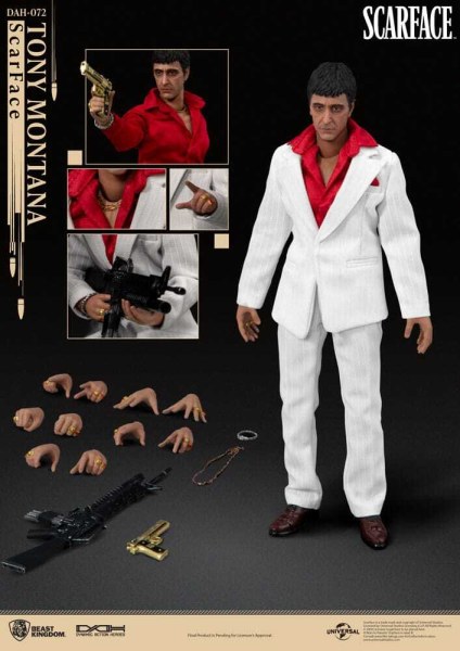 Scarface (1983) Figurina di Tony Montana 20 cm