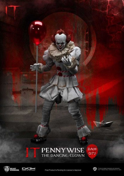 "Lui" Dynamic Action Heroes 1/9 Pennywise figura 21 cm