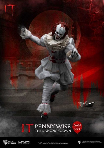 "Lui" Dynamic Action Heroes 1/9 Pennywise figura 21 cm