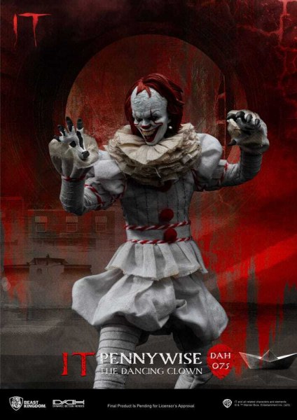 "Lui" Dynamic Action Heroes 1/9 Pennywise figura 21 cm