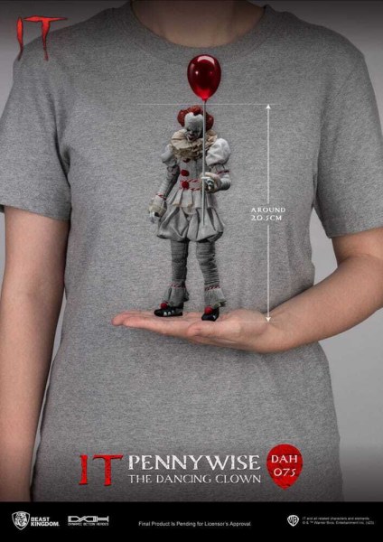 "Lui" Dynamic Action Heroes 1/9 Pennywise figura 21 cm