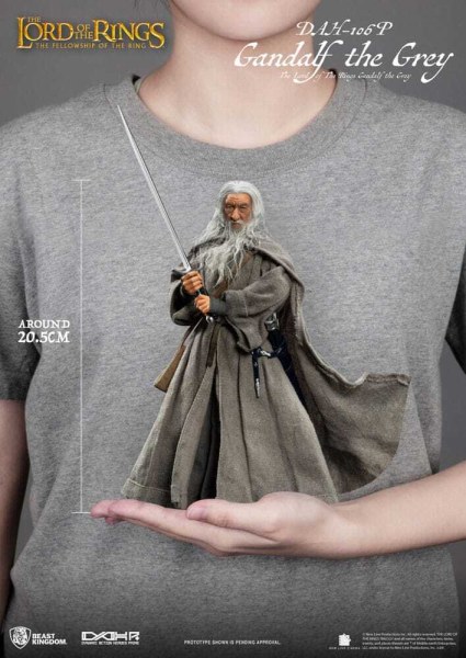 Il Signore degli Anelli Dynamic Action Heroes 1/9 Gandalf il Grigio figura da 21 cm