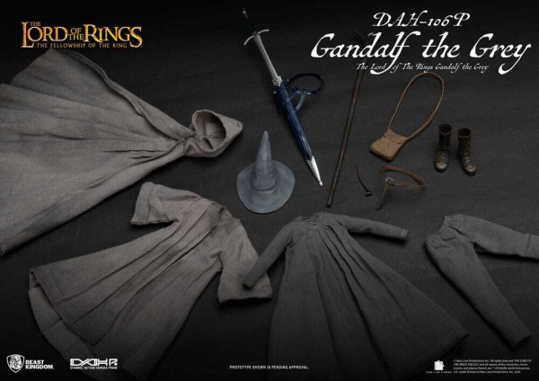 Il Signore degli Anelli Dynamic Action Heroes 1/9 Gandalf il Grigio figura da 21 cm