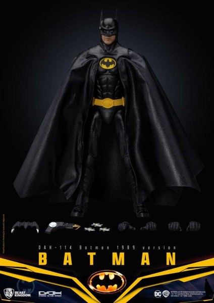 Personaggio DC Comics Dynamic Action Heroes 1/9 Batman 1989 Ver. 21 cm