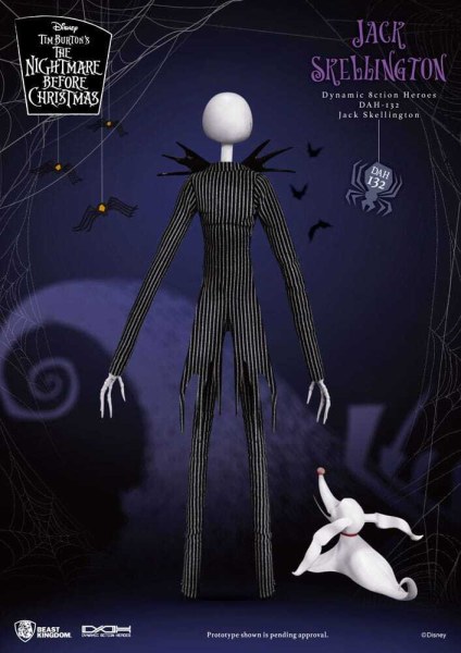 Il Natale prima di Natale Dynamic Action Heroes 1/9 Jack figura da 21 cm