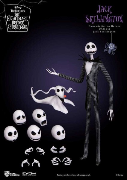 Il Natale prima di Natale Dynamic Action Heroes 1/9 Jack figura da 21 cm