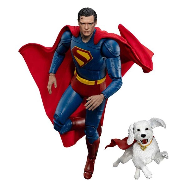Superman (2025) Figurina di Superman e Krypto 21 cm