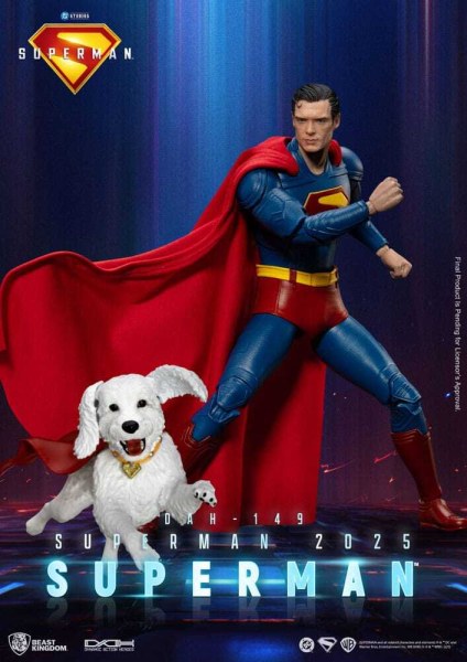 Superman (2025) Figurina di Superman e Krypto 21 cm