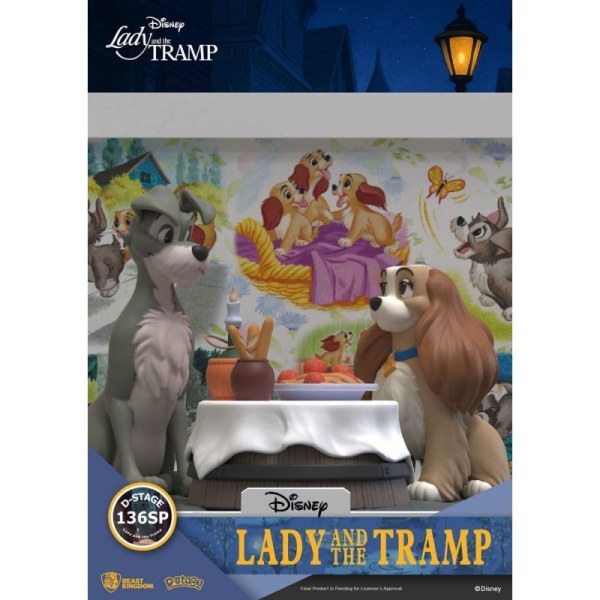 Statuetta in PVC Disney D-Stage Lady e il vagabondo 12 cm