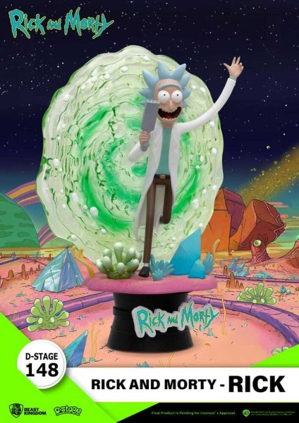 diorama Rick & Morty PVC D-Stage Rick 14 cm
