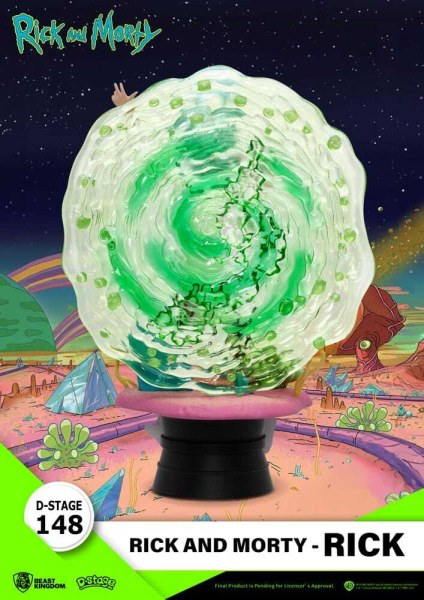 diorama Rick & Morty PVC D-Stage Rick 14 cm