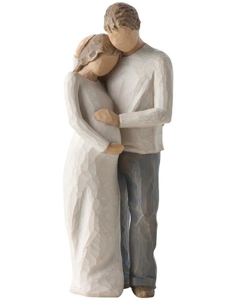STATUETTA WILLOW TREE INSIEME A CASA (HOME)