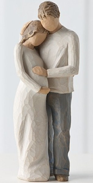 STATUETTA WILLOW TREE INSIEME A CASA (HOME)