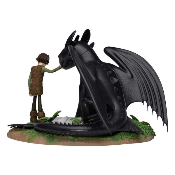 Statuetta in PVC Dragons D-Stage Sdentato e Hiccup 15 cm