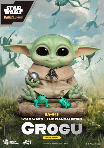 Star Wars: The Mandalorian Egg Attack statuetta Grogu 18 cm