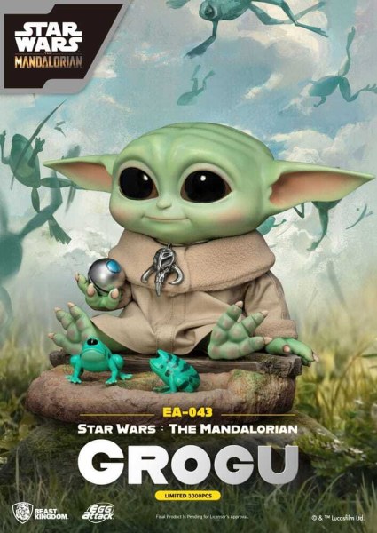 Star Wars: The Mandalorian Egg Attack statuetta Grogu 18 cm