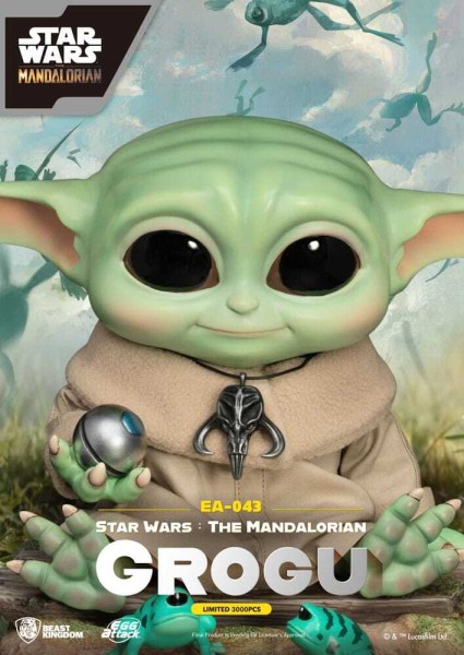 Star Wars: The Mandalorian Egg Attack statuetta Grogu 18 cm