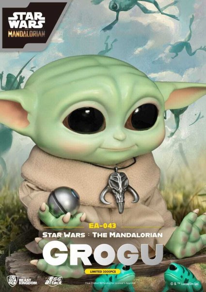 Star Wars: The Mandalorian Egg Attack statuetta Grogu 18 cm