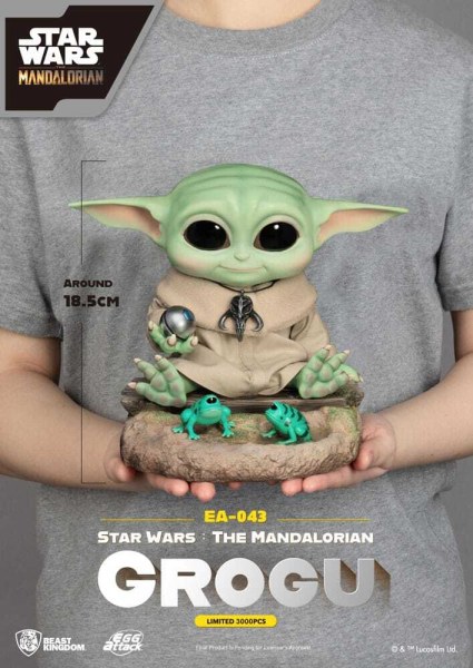 Star Wars: The Mandalorian Egg Attack statuetta Grogu 18 cm