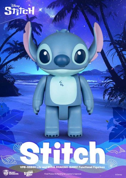 Salvadanaio in vinile Lilo e Stitch Syaking Bang Stitch 30 cm