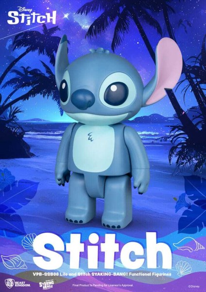Salvadanaio in vinile Lilo e Stitch Syaking Bang Stitch 30 cm