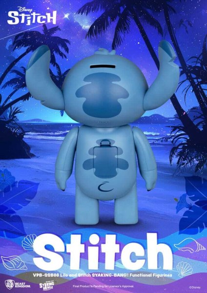 Salvadanaio in vinile Lilo e Stitch Syaking Bang Stitch 30 cm