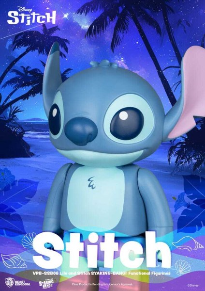 Salvadanaio in vinile Lilo e Stitch Syaking Bang Stitch 30 cm