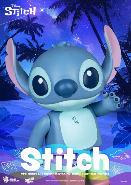 Salvadanaio in vinile Lilo e Stitch Syaking Bang Stitch 30 cm