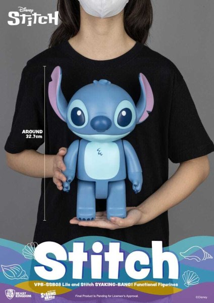 Salvadanaio in vinile Lilo e Stitch Syaking Bang Stitch 30 cm