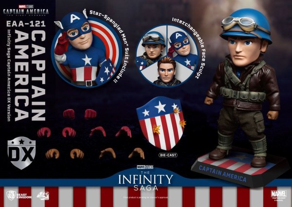 Capitano America: The First Avenger Egg Attack Action Figure Capitano America DX Versione 17 cm