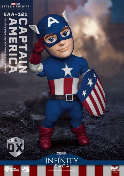 Capitano America: The First Avenger Egg Attack Action Figure Capitano America DX Versione 17 cm