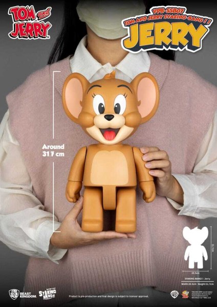 Tom & Jerry Syaking Bang Jerry PVC Figure 30cm
