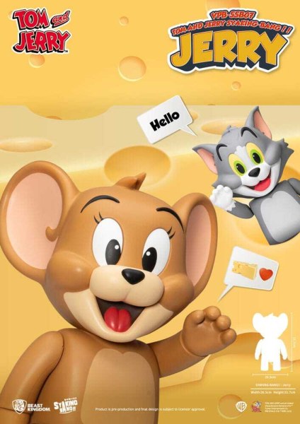 Tom & Jerry Syaking Bang Jerry PVC Figure 30cm