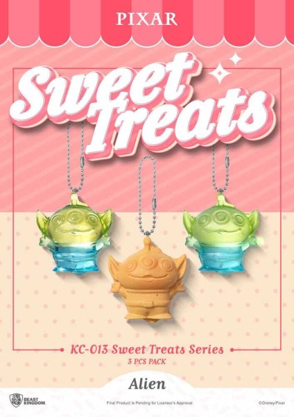 portachiavi Pixar Sweet Treats Series da 4 cm, confezione da 3